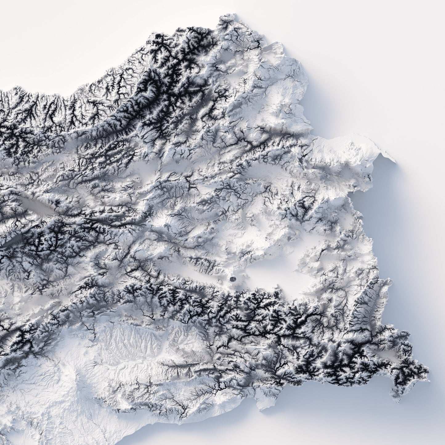 Turkey Elevation Map