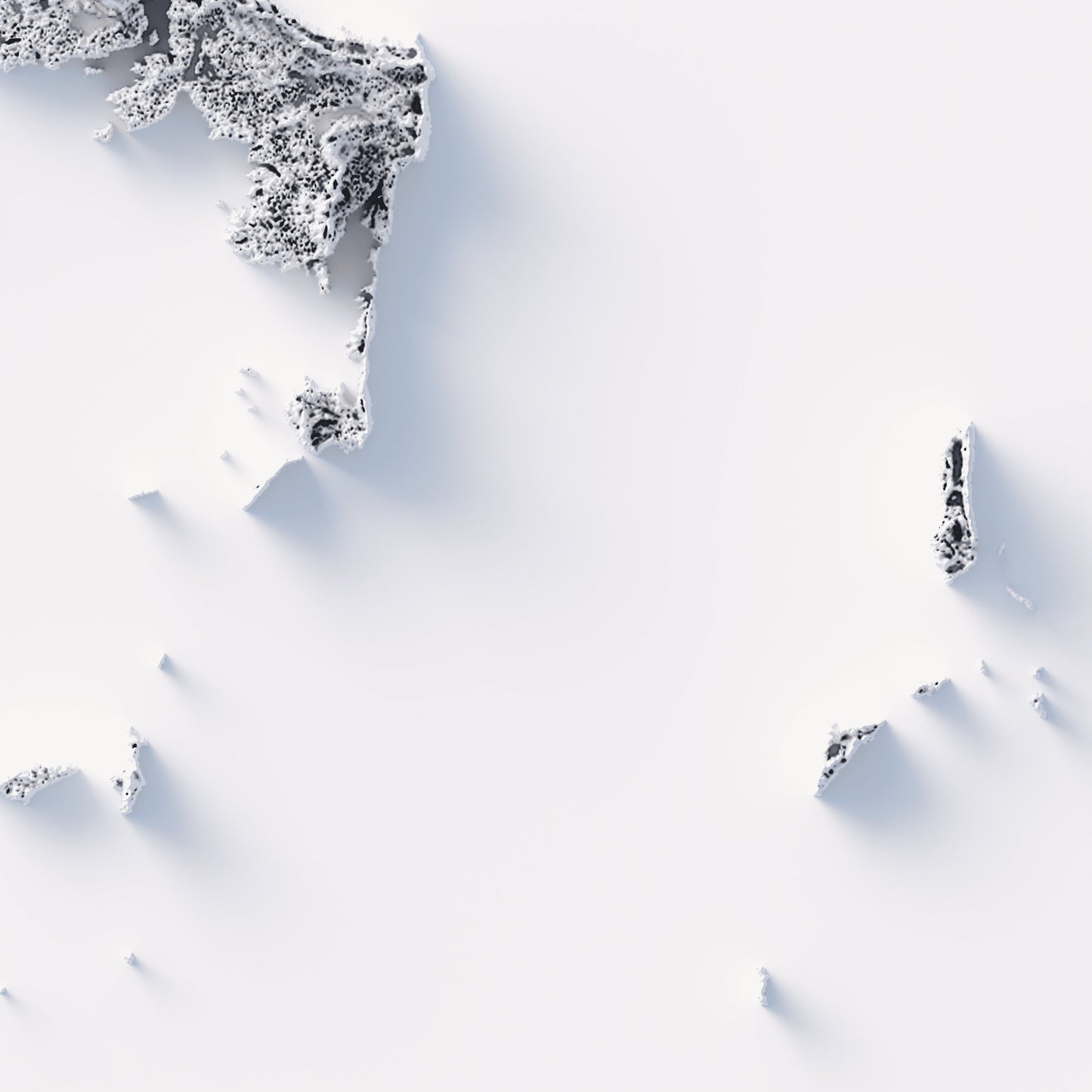 Turks and Caicos Islands Elevation Map