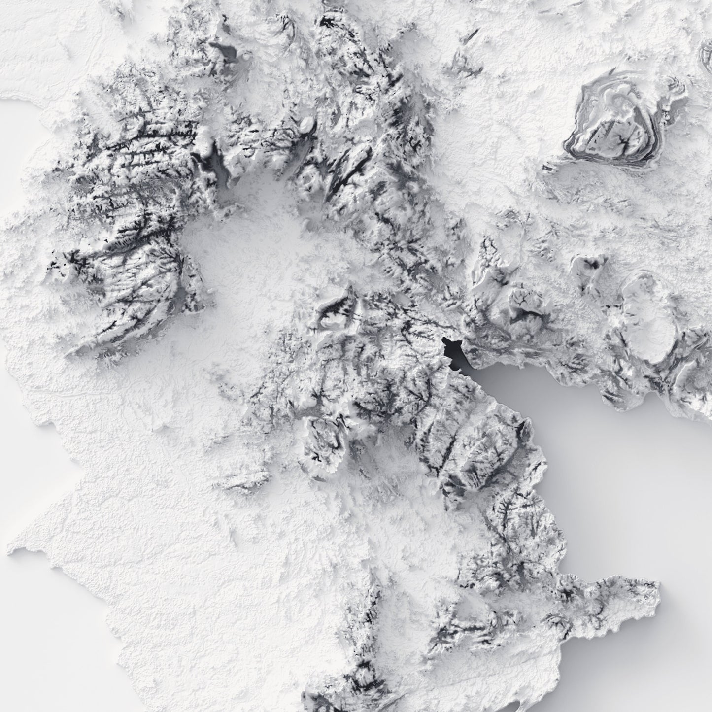 Venezuela Elevation Map