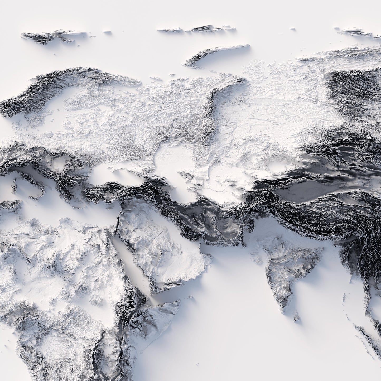 World Elevation Map