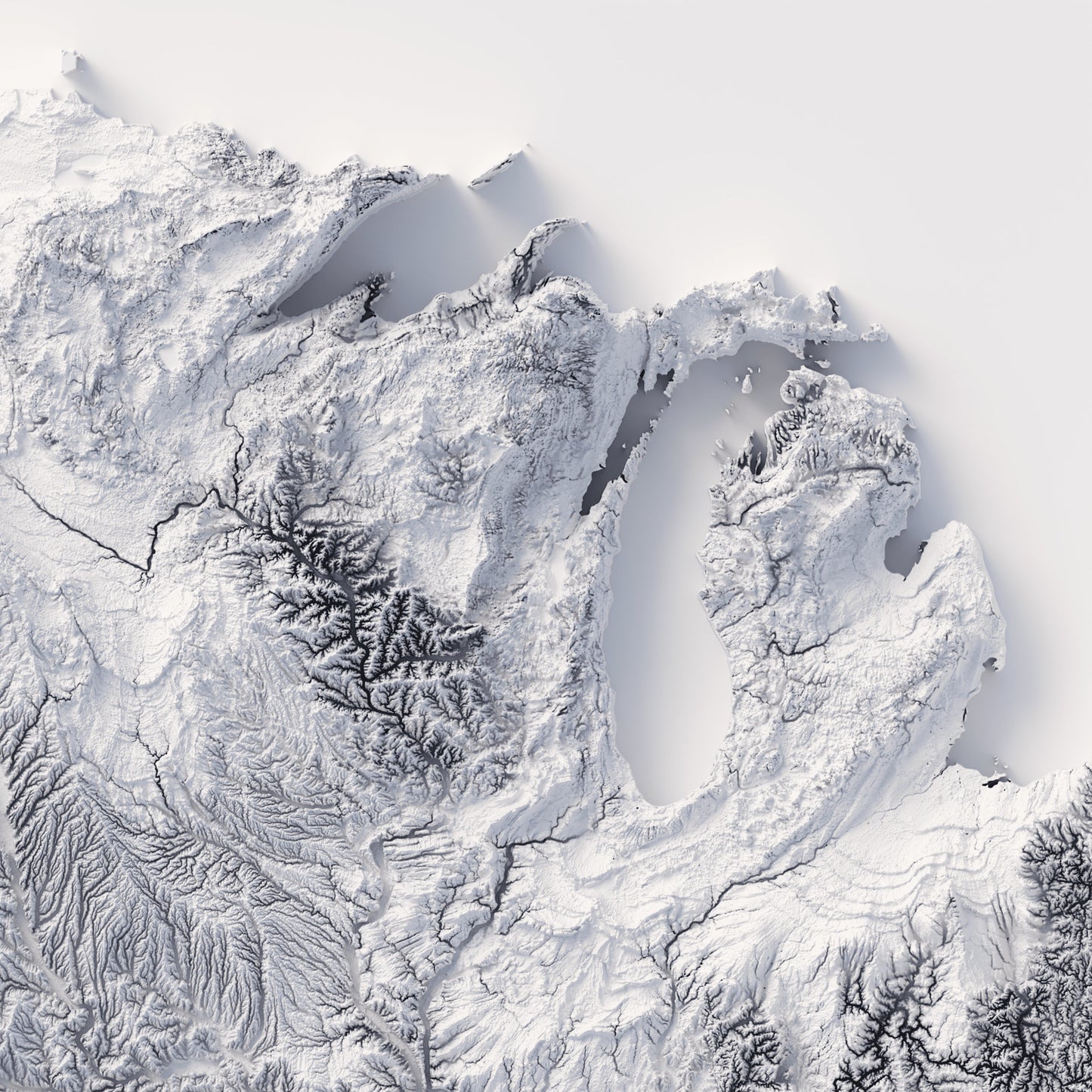 United States Elevation Map