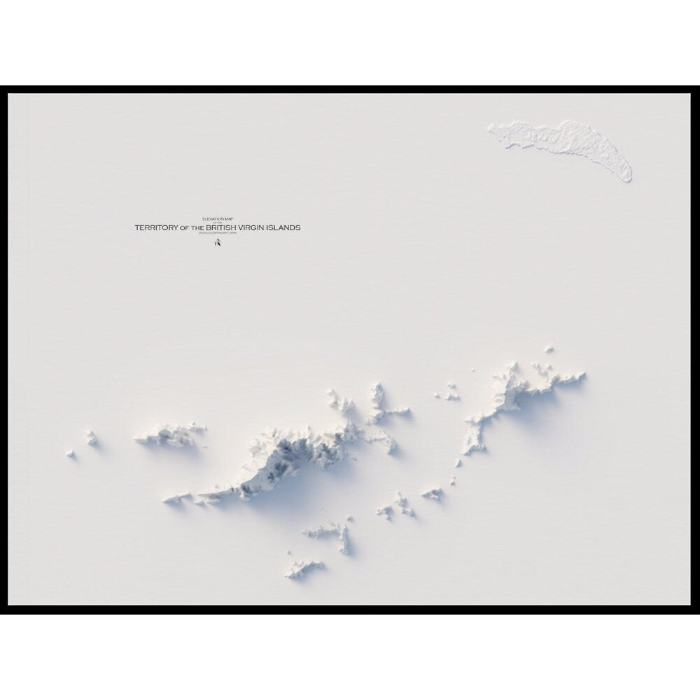 British Virgin Islands Elevation Map